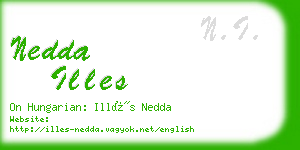 nedda illes business card